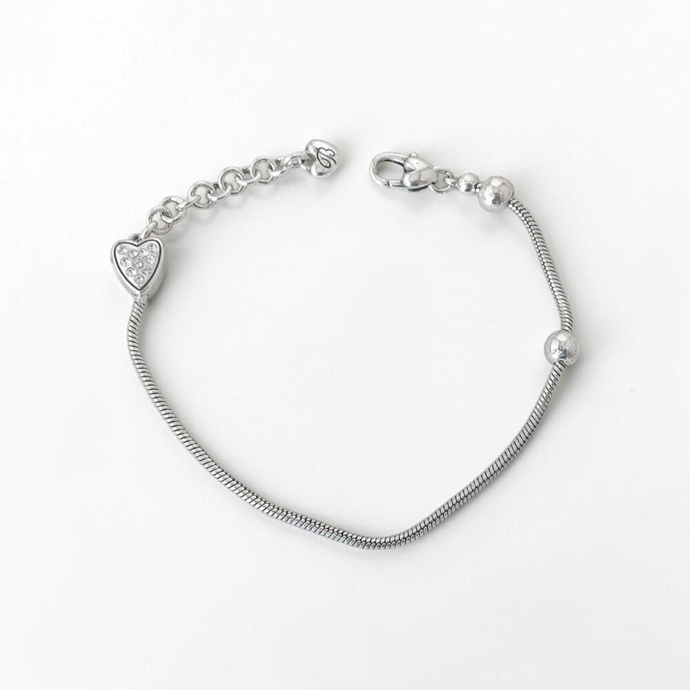 Brighton Mini Charm Bracelet JB2850 Silver Plated Lobster Claw Closure Base